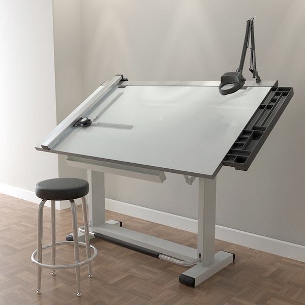 pro drafting table set 3d model